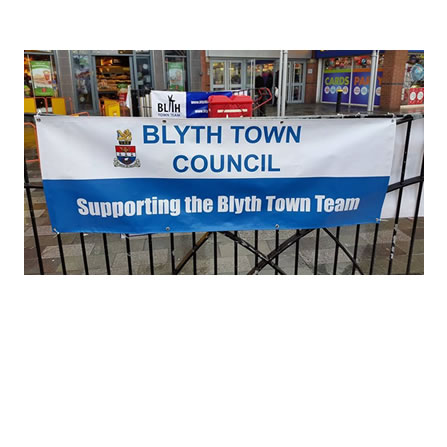 Blyth Town Council banner