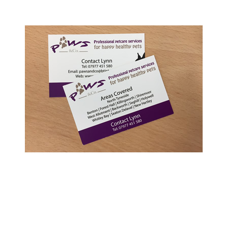 Paws Co Business Cards