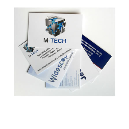 M-TECH business cards