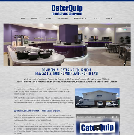 Caterquip CMS website
